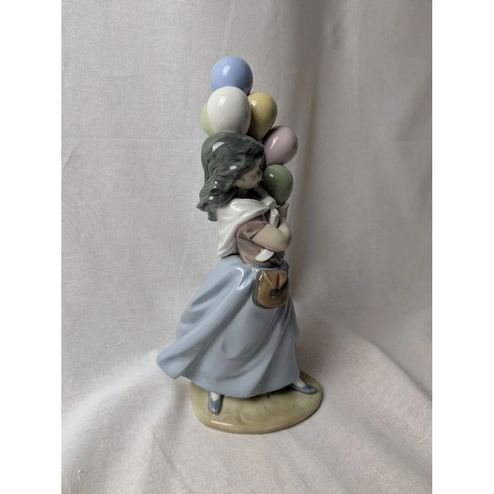 LLADRO #5141 "Ballons for Sale" Porcelain Figurine, Retired 1996 Collectible Vtg - Picture 4 of 5